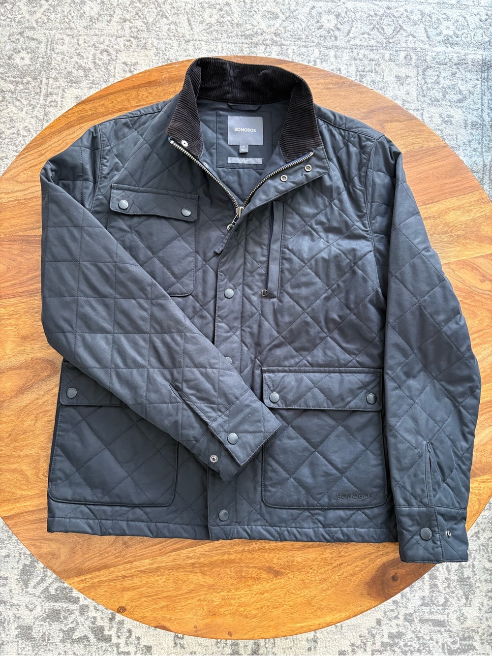 Bonobos Quilted Blue Men's Field Jacket